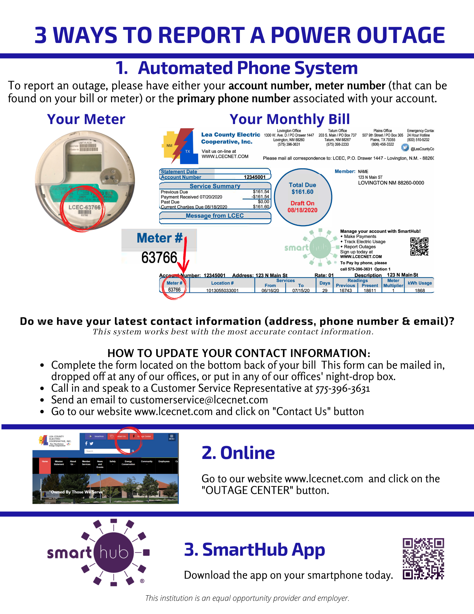 Outage Reporting
