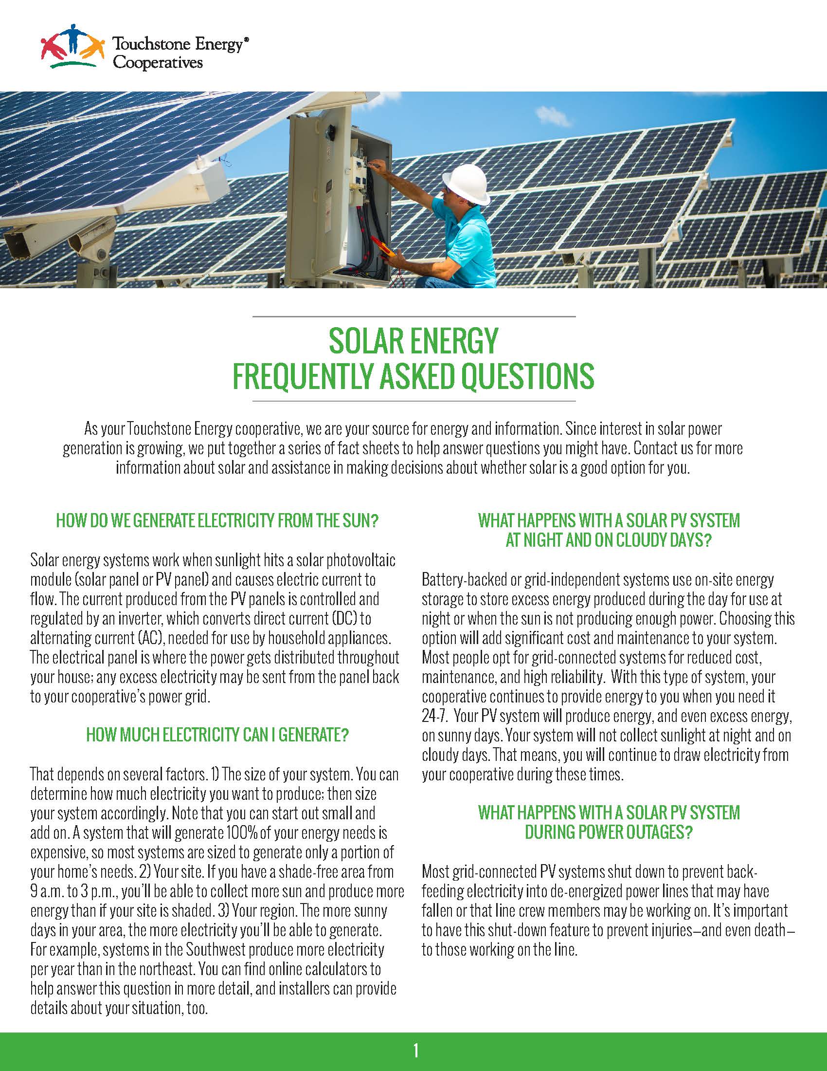 FAQS PAGE 1